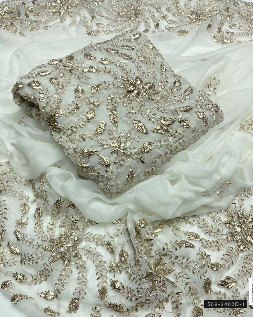 2 PC Unstitched Gotta Work Chiffon Collection