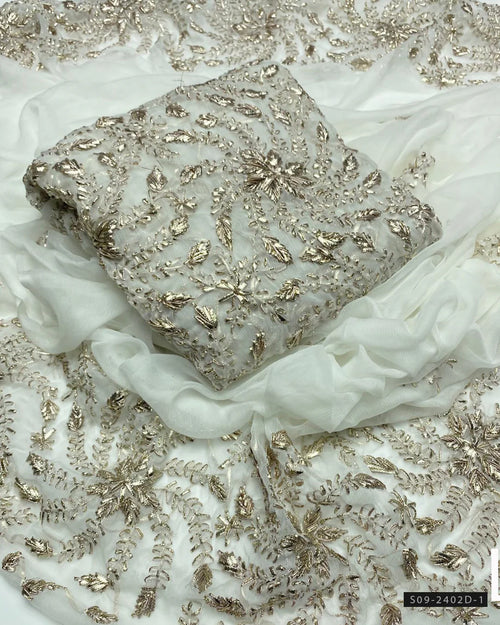 2 PC Unstitched Gotta Work Chiffon Collection