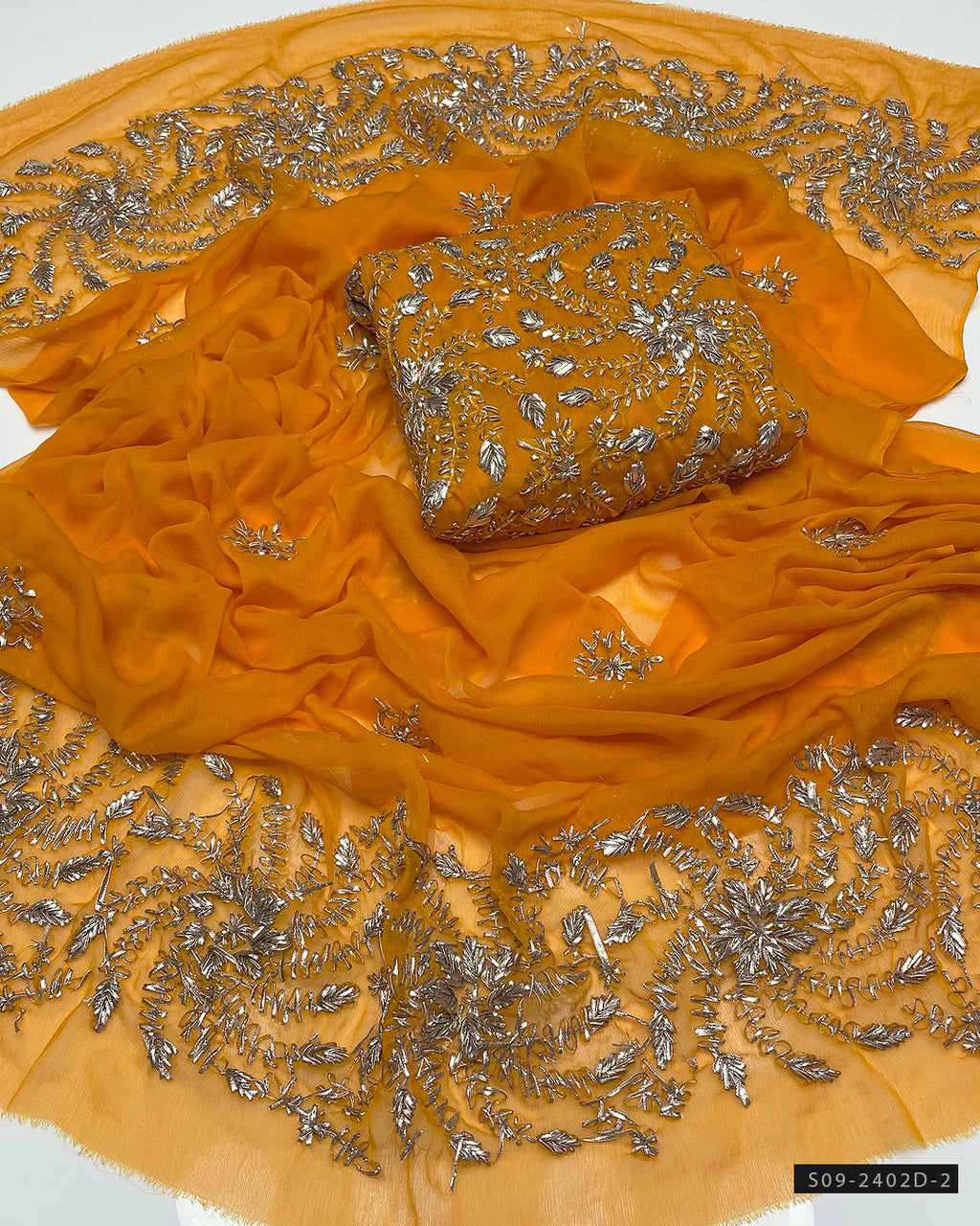 2 PC Unstitched Gotta Work Chiffon Collection